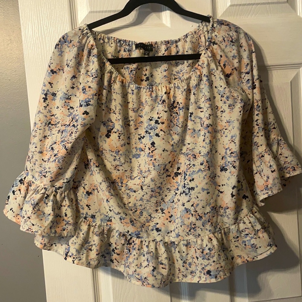 Pastel Floral Blouse